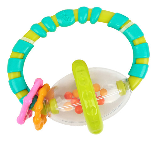 Sonajero Sping Peg Toy Bright Starts 8533 Color Amarillo Diseño Crcular