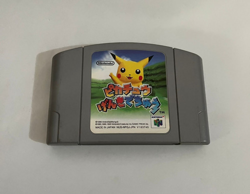 Nintendo 64 Juego Pikachu Genki Dechu N64 Japanese (Usado)