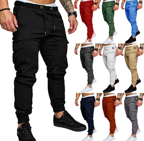 Joggers Pantalón Cargo Adulto De Varón