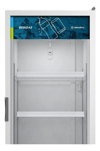 Geladeira Expositora Vertical Bebida Branco 403l Metalfrio