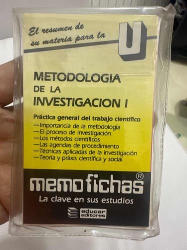 Memofichas - Metodología De La Investigación 1 - 1988