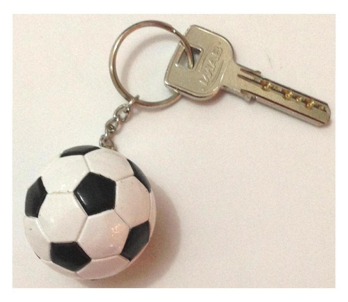 Kit 12 Chaveiros Mini Bola De Futebol - Carro Casa