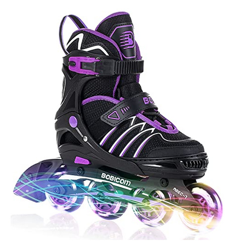 Adjustable Inline Skates With Full Light Up Wheels,outd...