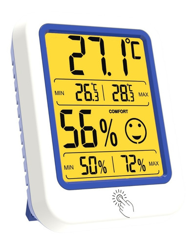Termometro Digital Higrometro Max Min Con Luz Lf85