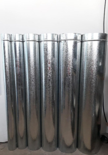 Caño De Chapa Galvanizada 6 Pulgadas Desagüe Zingueria