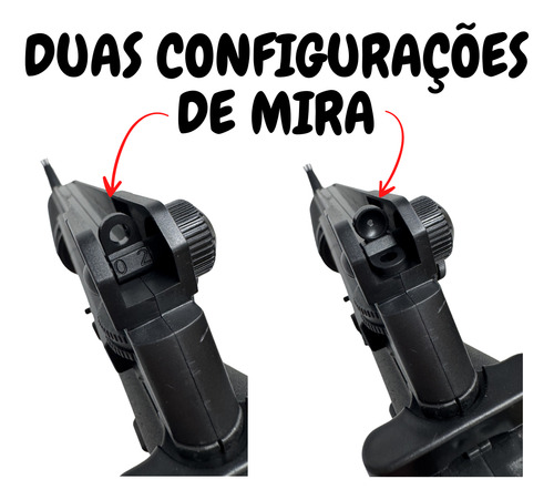 Kit Rifle M4a1 Cqb +pistola P226 Airsoft Rossi Spring