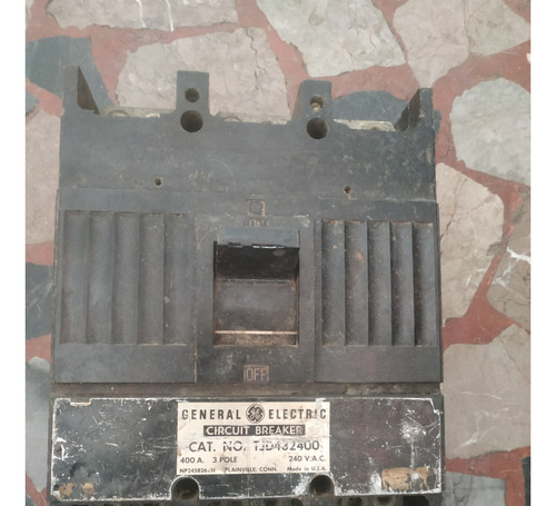 Breaker 400 Amp, 3 Polos, 240 V.a.c,  General Electric, Usa