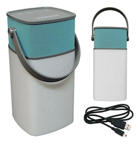 Caixa De Som Bluetooth Com Luz Led Speaker Lamp