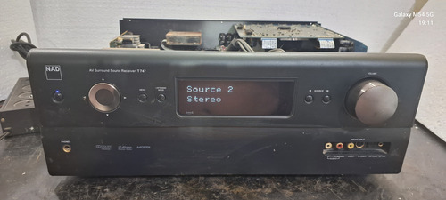 Receiver Nad T747 (com Defeito)leia Com Atenção!!!!!!!!!! Preto (Usado)