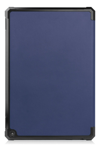 Capa De Couro Azul Para Amazon Kindle Fire Hd 10 2021
