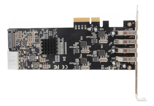 Tarjeta Pci Express Usb 3.0 De 4 Puertos Pcie Dedicada De 5