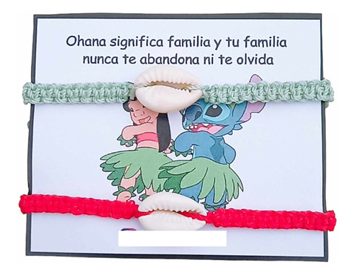 Pulseras De Lilo Y Stitch Para Compartir