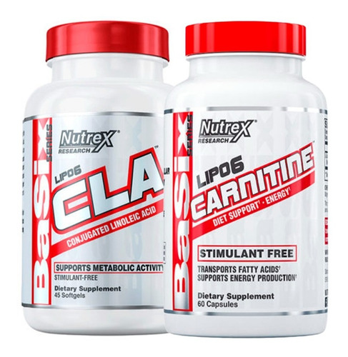 Lipo 6 Cla + Lipo 6 Carnitina - Nutrex Quemador De Grasa