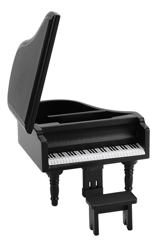 Taburete Dollhouse Grand Piano Mini Simulation De Madera Par