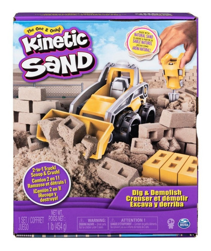 Kinetic Sand Arena Moldeable Set Camión Construcción