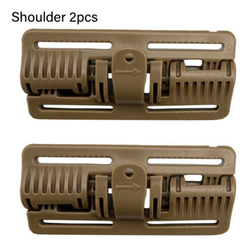 2pcs Tactical Vest Quick Release Buckle Slider Molle Str Nna
