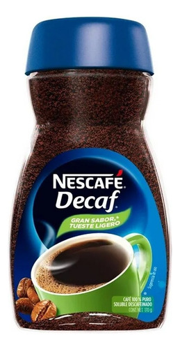 Café Soluble Nescafé Decaf Descafeinado 170 G (2 Frascos)