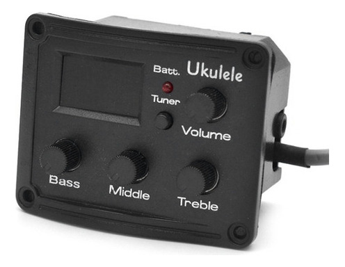 1 Pieza Pastilla Piezo Ukulele Sistema De Sintonizador Para