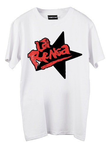 Remera La Renga - Logo (nevado, Negro O Blanco)
