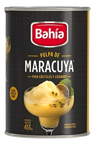 Pulpa De Maracuya Bahía Lata 453g Pack X 12u - Glas