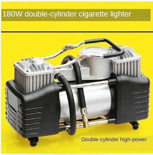 Imagen 6 de 9 de Caja Compresor Aire Doble Cilindro 12v Inflador /j064