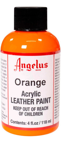 Pintura Acrílica Angelus 4 Oz ( 1 Pieza ) Color Orange