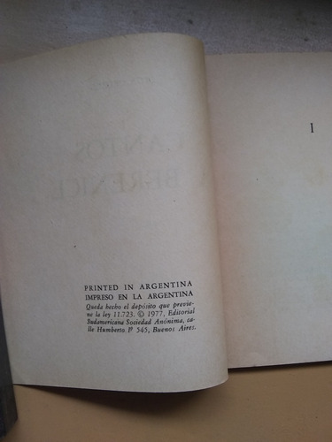 Cantos A Berenice. Olga Orozco. (1977/77 Pág ) 1* Edición. (Usado)