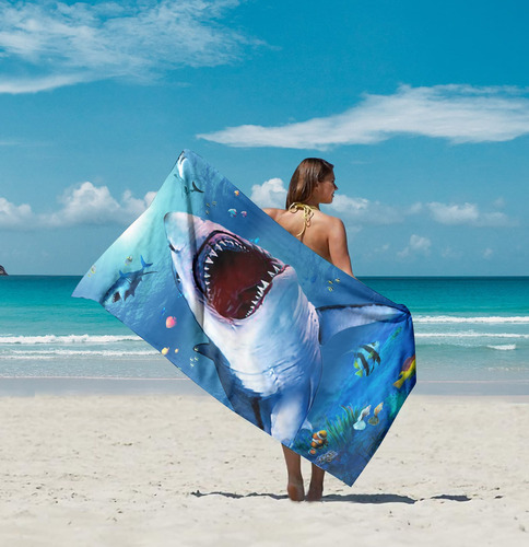 Toalla De Playa De Microfibra 76 X 152 Cm Sin Arena