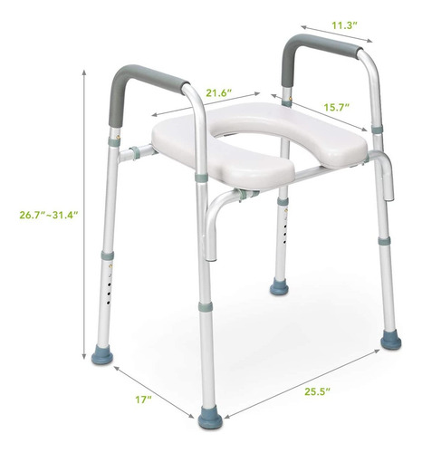 Oasisspace Medical Adjustable Bed Assist Rail Handle Heavy