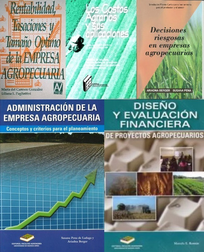 5 Libros De Administración Y Finanzas Empresa Agropecuaria