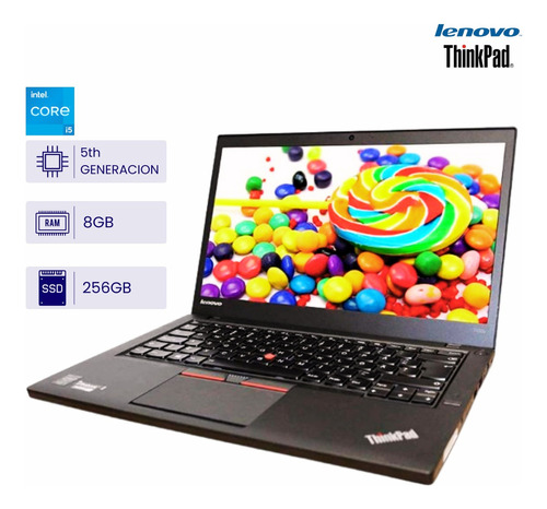 Laptop Lenovo T450 Thinkpad Core I5 5th° 8gb Ram 256gb Ssd