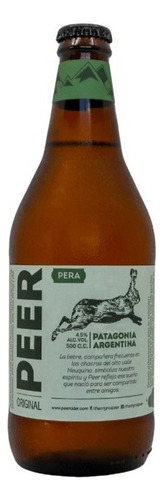 Sidra Peer De Pera Patagonia 500 Ml Caja X12 Unid