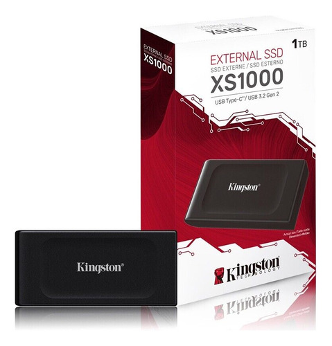 Disco Externo Ssd 1tb Solido Kingston Xs1000 Usb 3.2 Gen 2