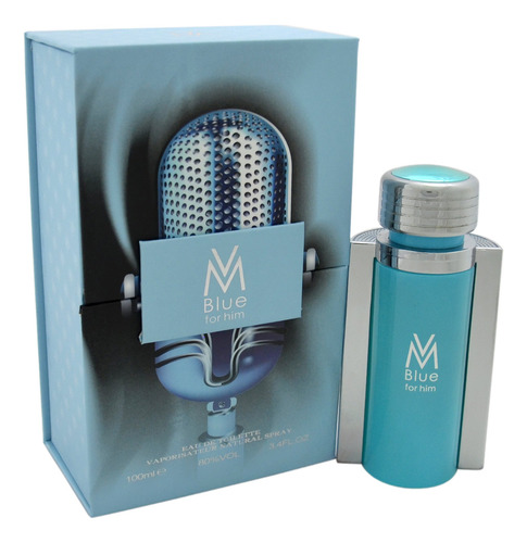 Perfume Victor Manuelle Vm Blue For Him Edt 100ml Para Homen