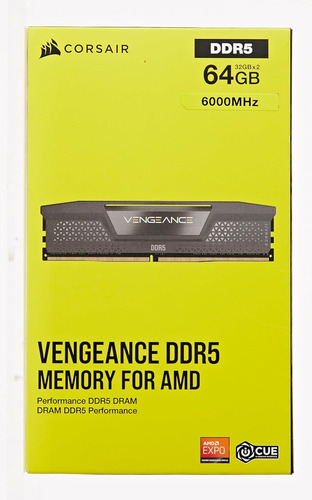 Corsair Vengeance Ddr5 64gb (2x32gb) Ddr5 6000mhz Cl30 Am...