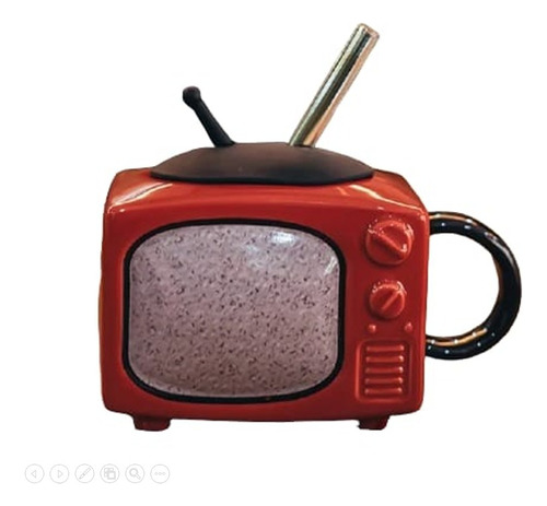 Taza De Café De Cerámica Con Forma De Tv (por Unidad) Gift