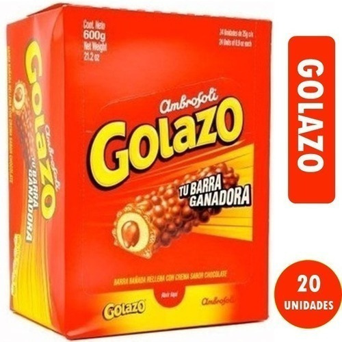 Chocolate Golazo Caja X 24 Unidades