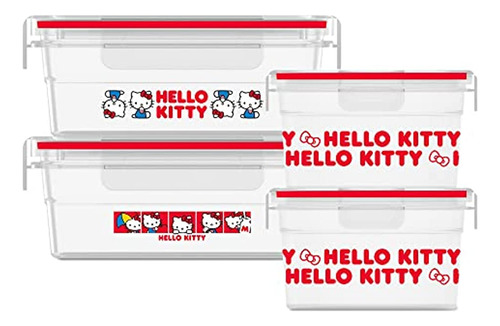 Snapware Hello Kitty | Juego De Recipientes De Almacenamient