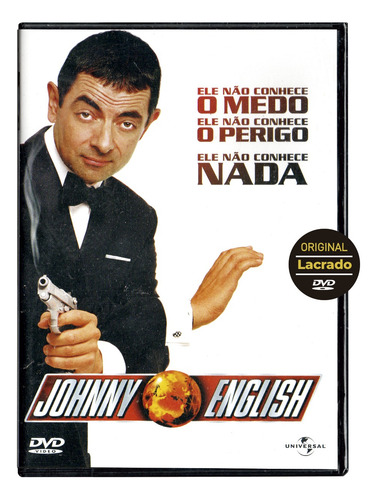 Dvd Johnny English - Com Mr Bean - Original Novo Lacrado