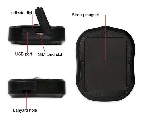 Localizador Gps Tracker Tk905 Iman Plataforma Auto-moto