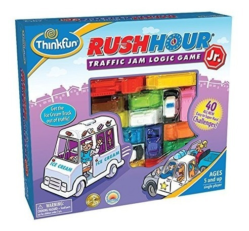 Juego De Lógica Thinkfun Rush Hour Junior Traffic Jam