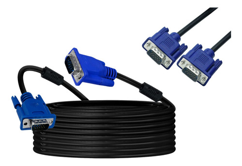 Cable Vga De 15 Metros Con Doble Filtro Para Monitor Nuevo