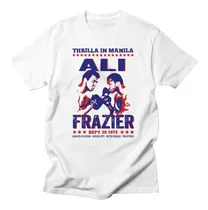 Comprar Remera Algodón Hombre Boxeo Boxing  Retro Pelea Ali Frasier 