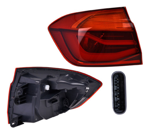 Calavera Ext Izq C/leds Bmw 330i Gt Xdrive 17 Depo