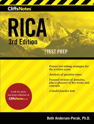 Libro Cliffsnotes Rica: Third Edition, Revised, En Ingles