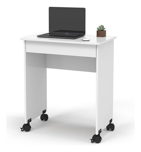 Escrivaninha Mesa De Escritório Com Gaveta - Branco