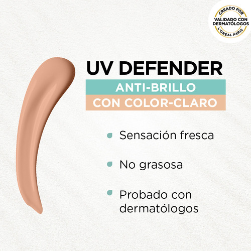 L'oréal Protector Solar Defender Anti-foto Envejecimiento