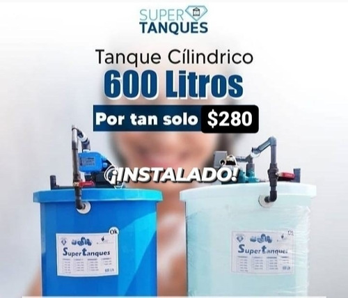 Tanques De Agua Cilindrico Apartamento Armados Para Instalar