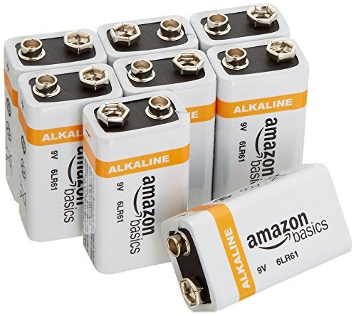Amazonbasics Baterías Alcalinas De Uso Diario De 9 Voltios,