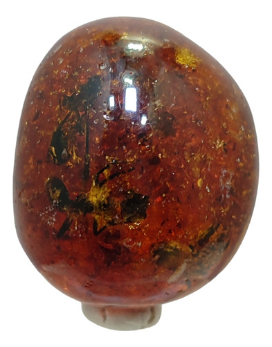 Ambar Copal Rojo 3  Insectos 100% Natural 61 Ct $ 130.000